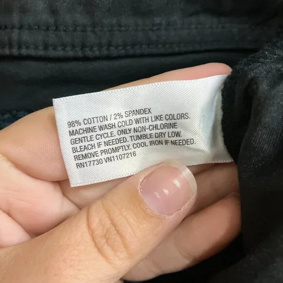 NWT Goodfellow & Co Men's Black Fly Button & Zipper Straight Fit 5-Pocket Pants - Picture 9 of 16